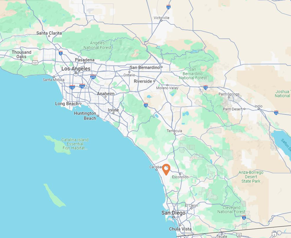 Vista California Map 943x773 px